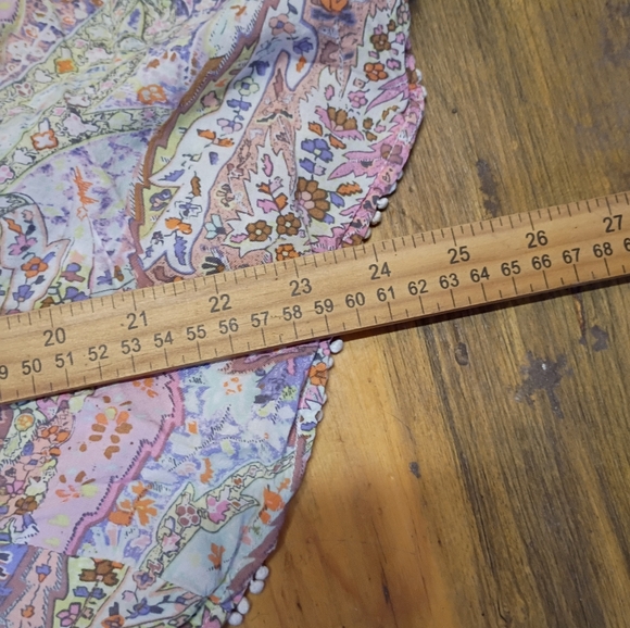 Victoria's Secret Caftan Boho‎ Paisly Swim Cover Up Size Small Festival Vibe - Picture 2 of 7